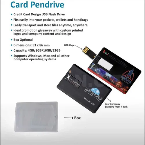 Card Shape Pen Drive