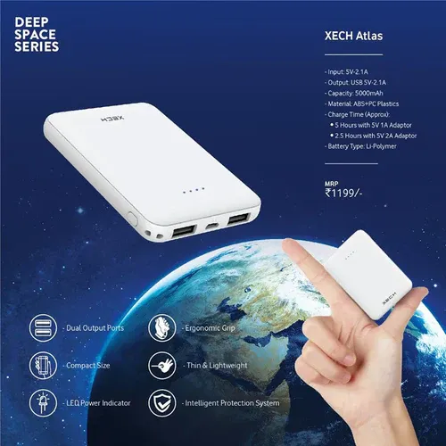 Deep Space Series Power Bank - White