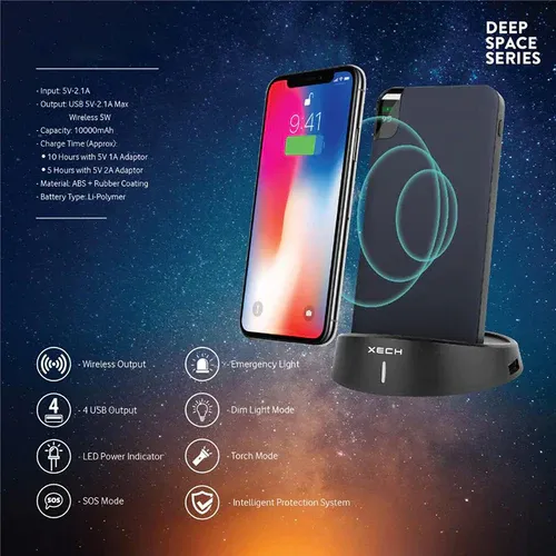 Wireless Charging Power Bank Stand