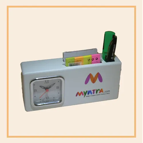 Desk Organiser with Clock & Calculator