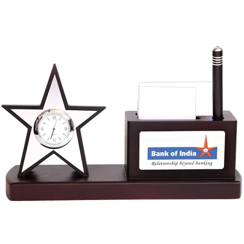 Star Shape Pen Stand with Photo Frame
