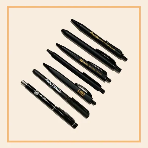Black Roller Pens Set