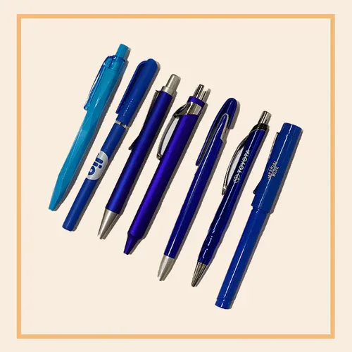 Blue Pens Set