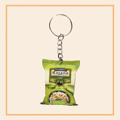 Chips Packet Keychain - Green