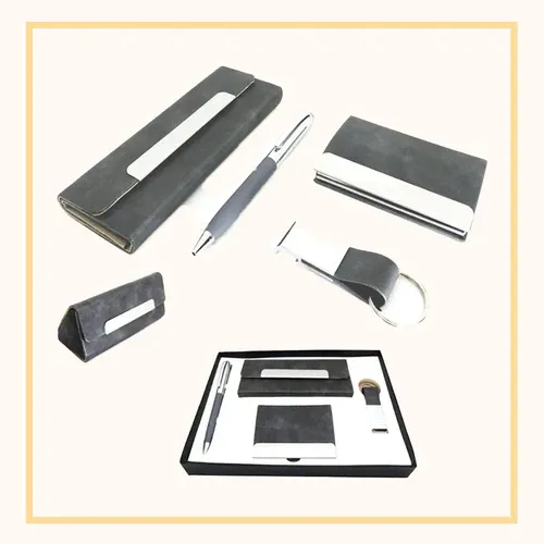Leather Accessories Gift Set