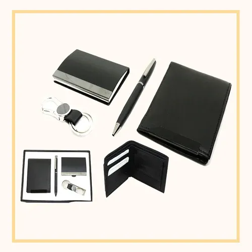 Leather Wallet & Phone Case Gift Set