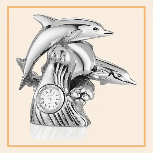 Dolphin Desk Clock