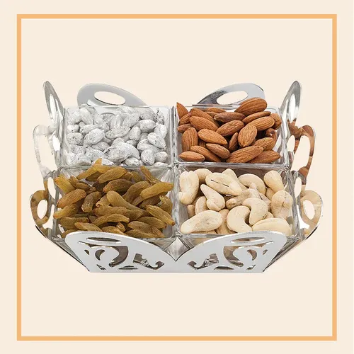 Dry Fruit Tray with Handles