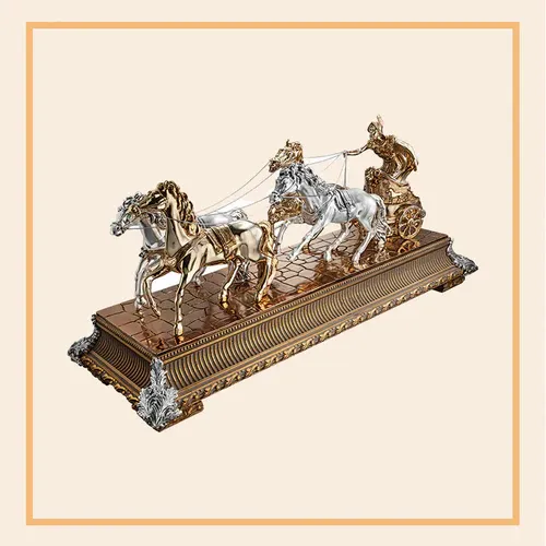 Horse Race Trophy Showpiece