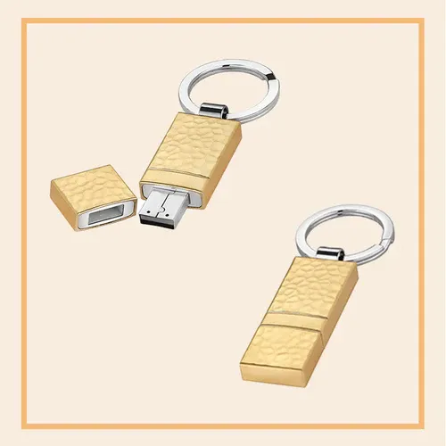 Gold USB Flash Drive Set