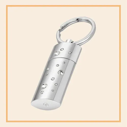 LED Keychain - Silver
