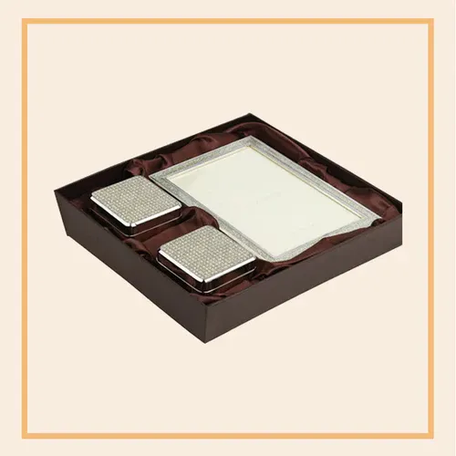 Coaster Set in Wooden Box