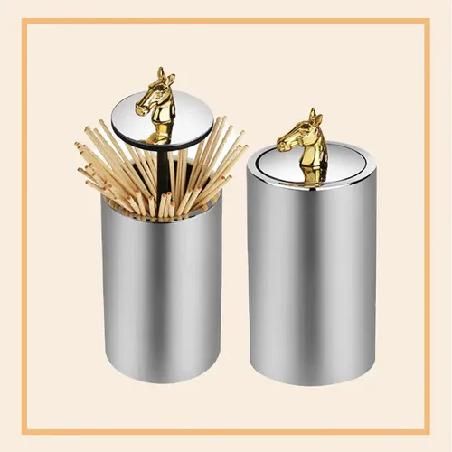 Canister Set with Toothpick Holder