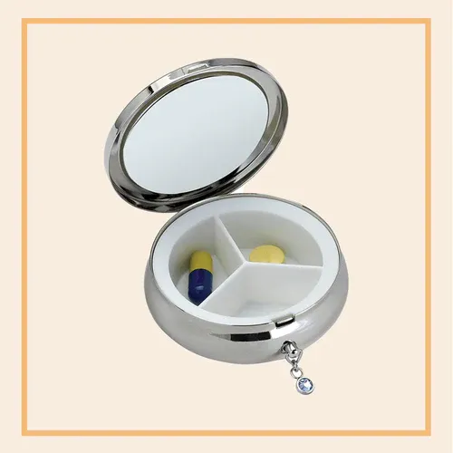 Compact Mirror - Silver