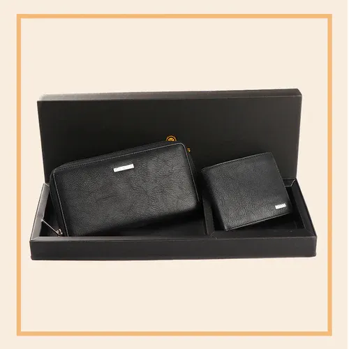 Leather Wallet Set