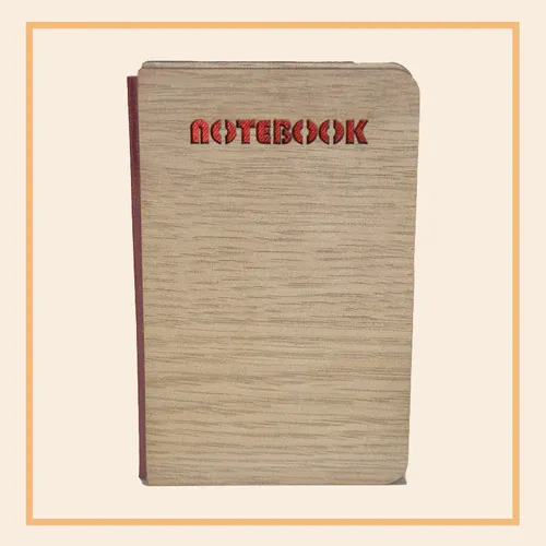 Wooden Cover Notebook
