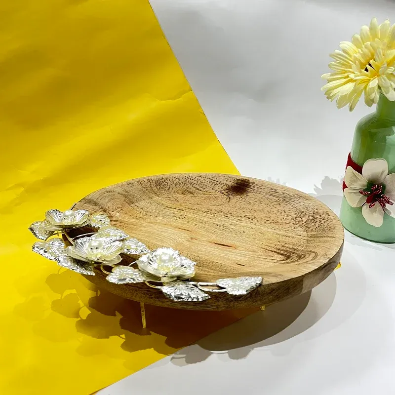Wooden Tray Flower
