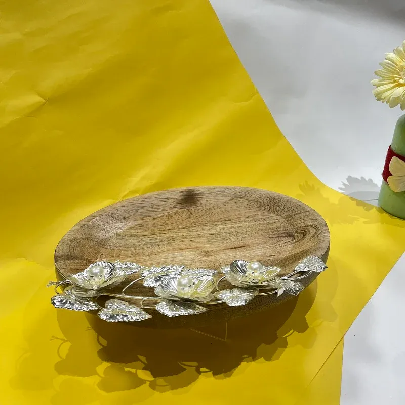 Wooden Tray Flower