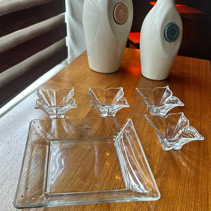 Set of 4 Serving Swarovski