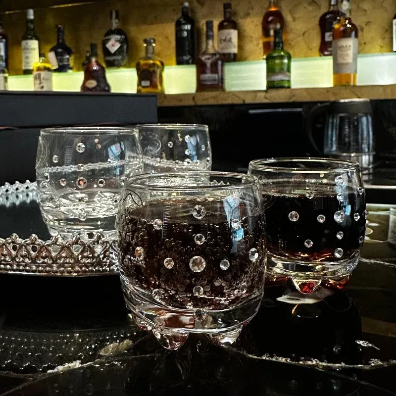 Set of 6 Swarovski Vodka Shot Glasses