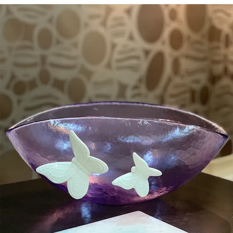 Murano Bowl with Butterfly