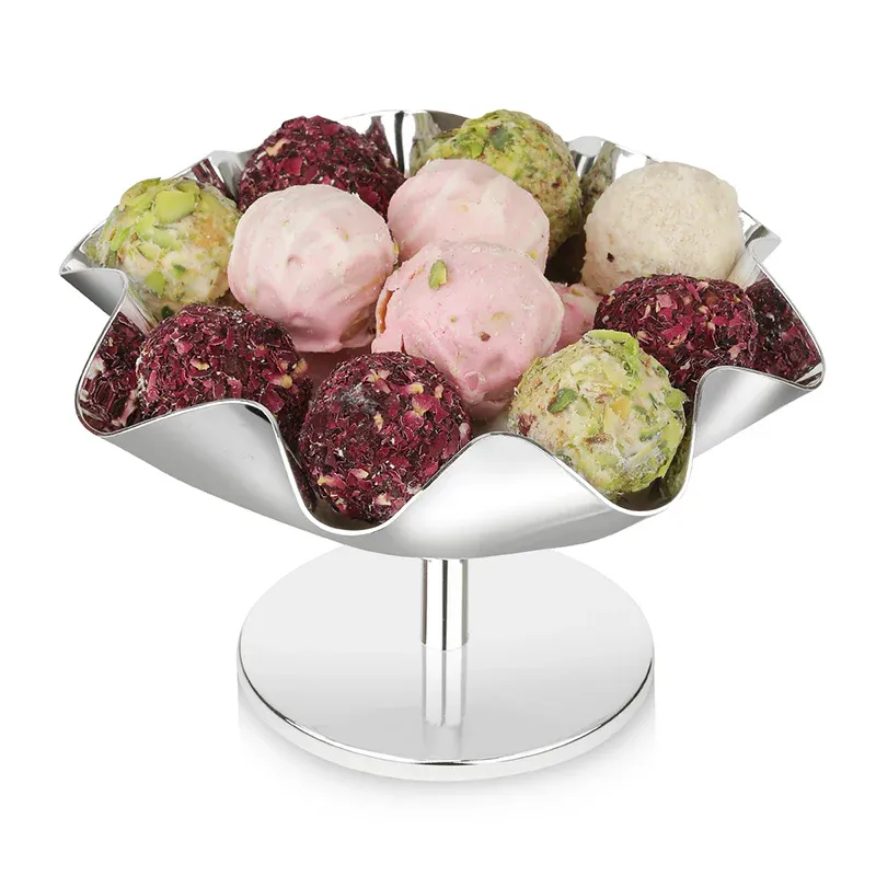Curve Floral Bowl with Stand