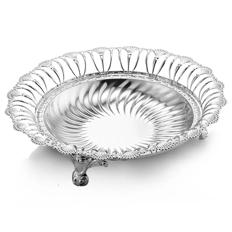 Silver Round Tray