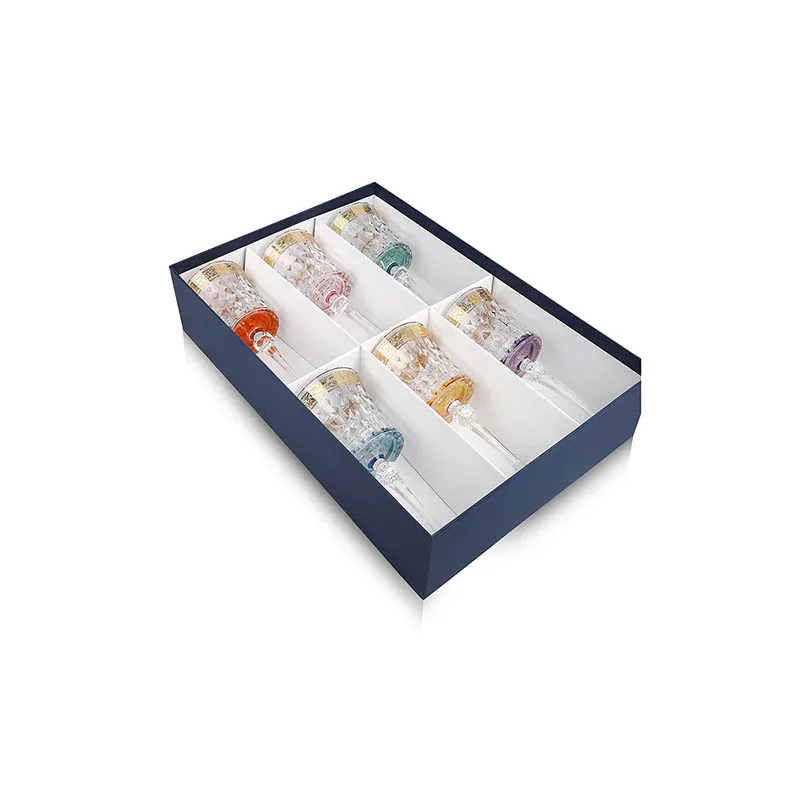 Assorted Coloured Glasses Set Of 6