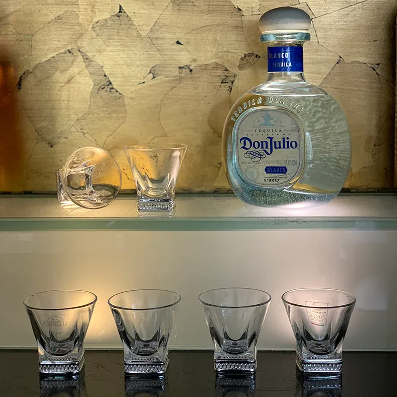 Silver Shots Glasses