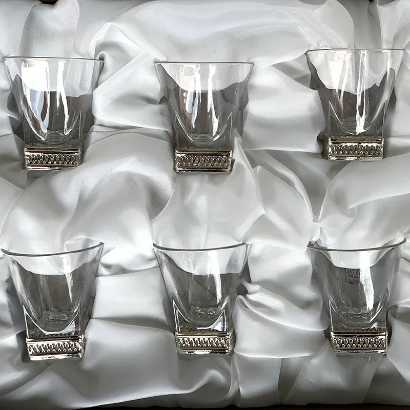 Silver Shots Glasses