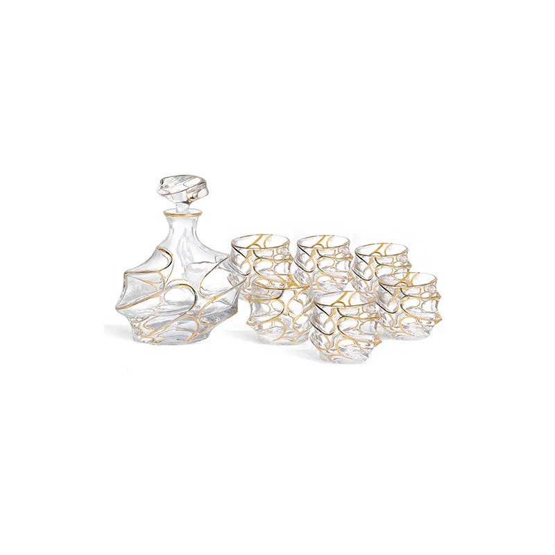 Whiskey Glasses with Decanter