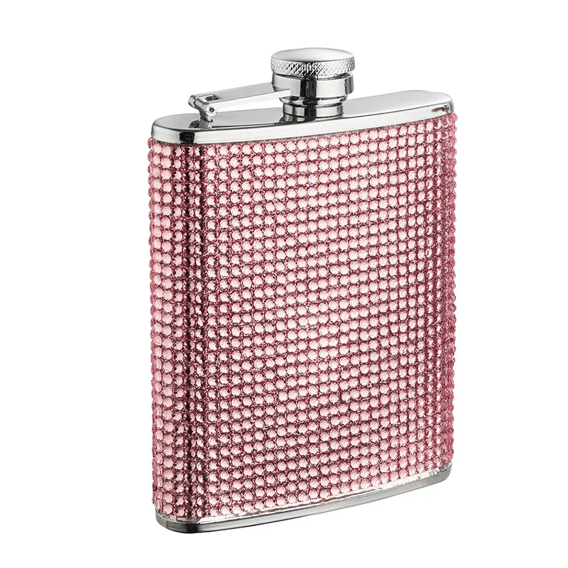 Acrylic Hip Flask Stainless Steel